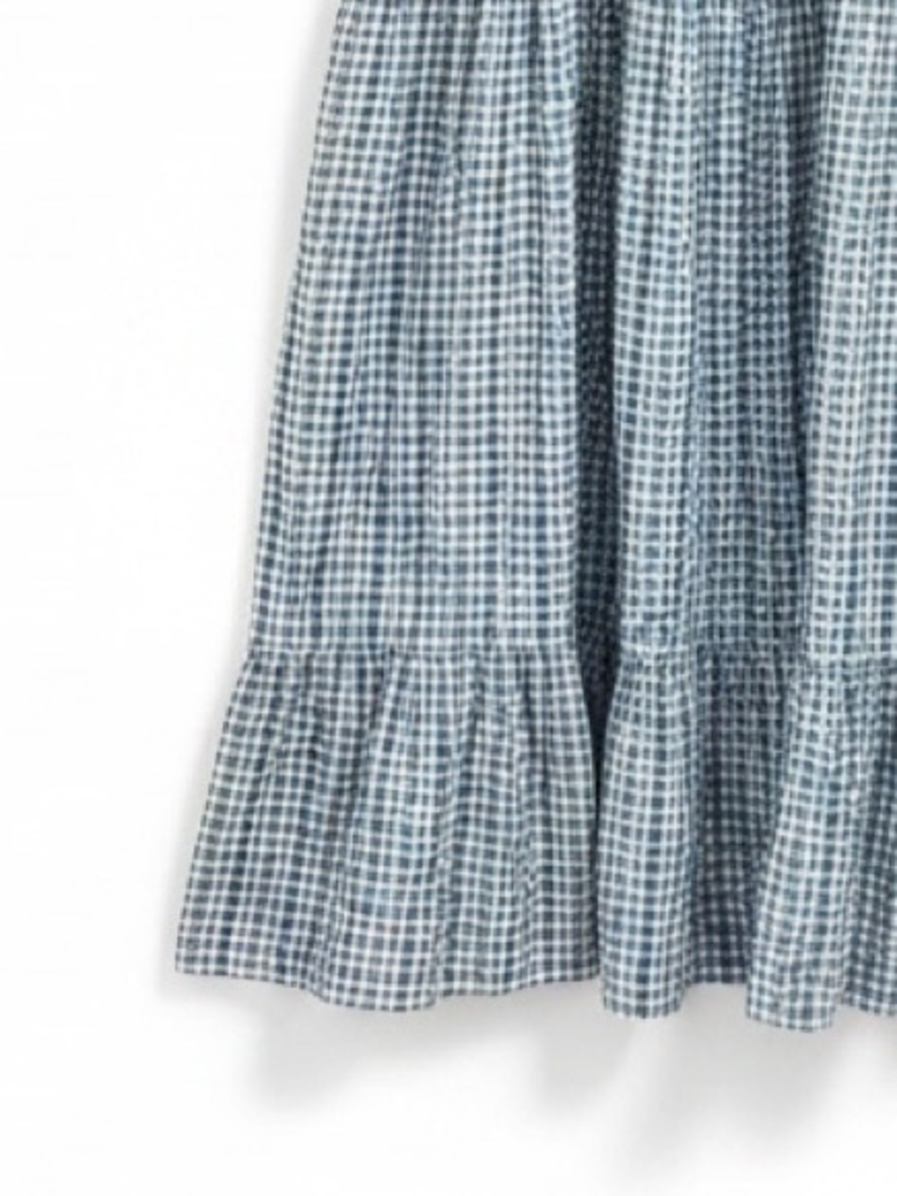 Tommy Hilfiger Plaid Smocked Bodice Tiered Midi Dress Size XL - Picture 9 of 9